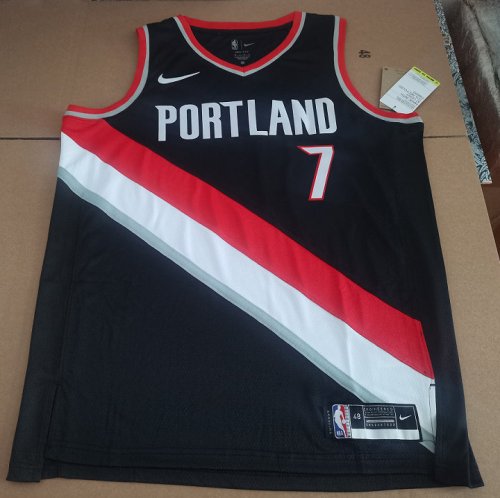 NBA 7 Brandon Roy Portland Trail Blazers Maillot noir